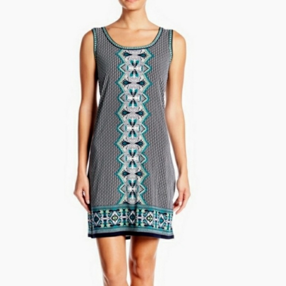 Max Studio Dresses & Skirts - NWT MAX STUDIO GEOMETRIC PRINT SHIFT MINI DRESS